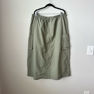 Cargo midi skirt